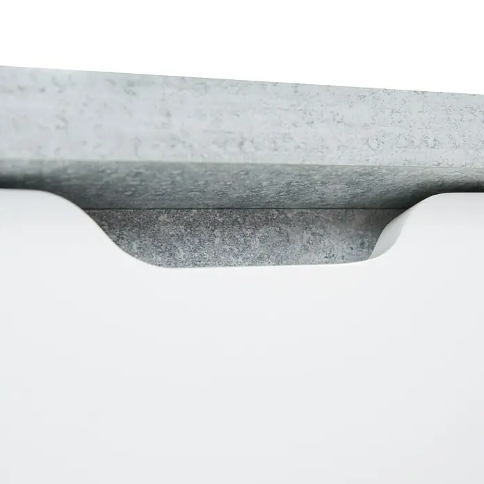 Phönix Bruno Lowboard - L x B x H: 40 x 130 x 42,8 cm, Grau/Weiß - Stimmungsaufnahme