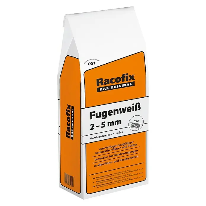 Racofix Fugenweiß - 5 kg - Vorderansicht