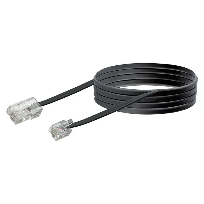 Schwaiger Anschlusskabel Modem - 6 m, RJ45-Stecker - Vorderansicht