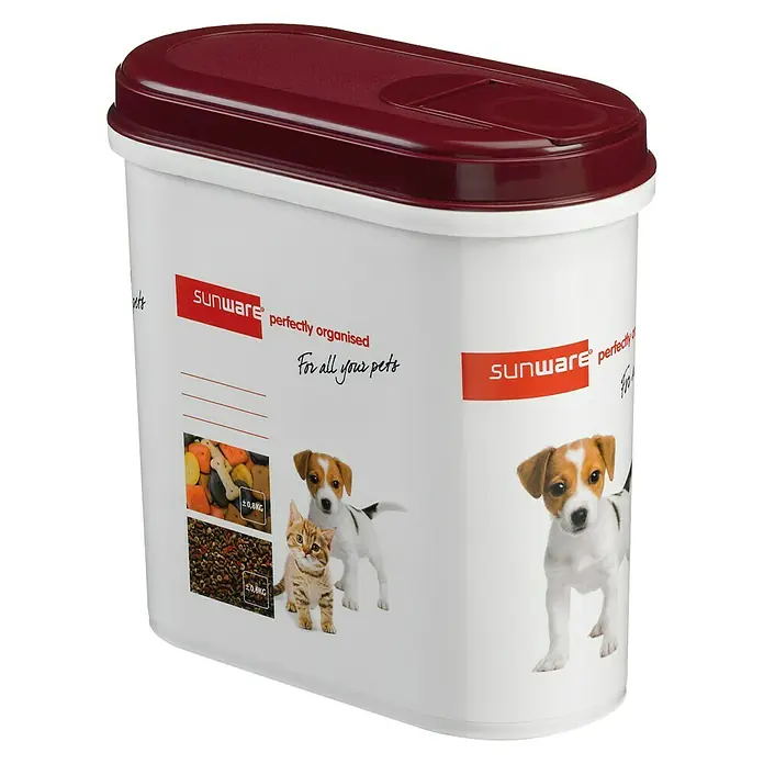 Sunware Futterbox Gallery line - L x B x H: 20 x 10 x 20 cm - Linke Seitenansicht
