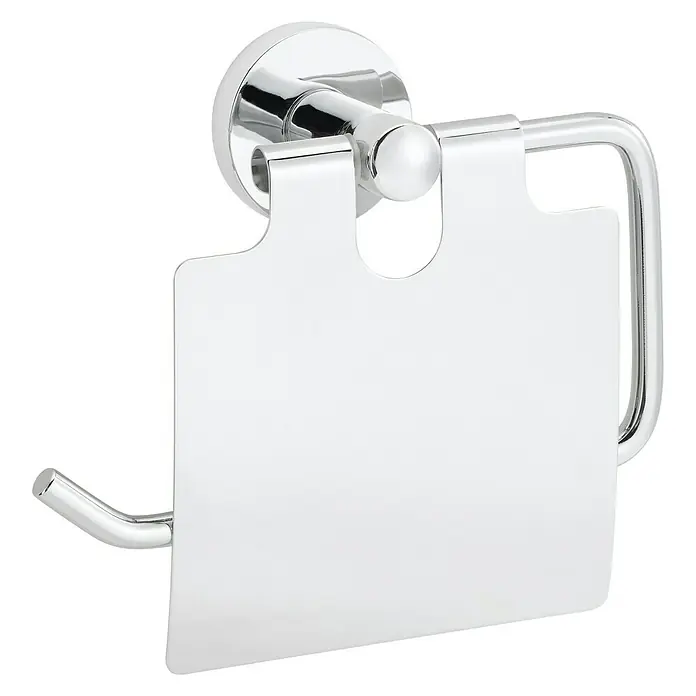 Camargue Monaco Toilettenpapierhalter - Mit Deckel, Edelstahl, Verchromt