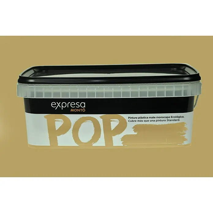 Montó Pop Pintura para paredes - Mostaza picante, 2,5 l, Mate