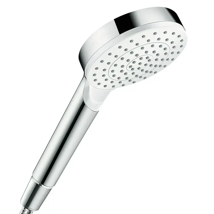 Hansgrohe Teleducha Crometta - Blanco/Cromado, Redonda