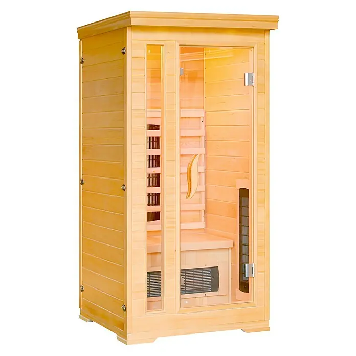 Sanotechnik Infrarotkabine Punto - 1.350 W, 4 Keramikstrahler, 101 x 94 x 190 cm