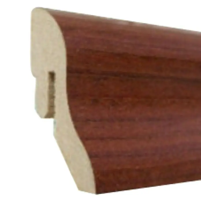 Amco Sockelleiste Clip-Technik - Kirsche, L x B x H: 2,5 m x 23 mm x 40 mm, Foliert