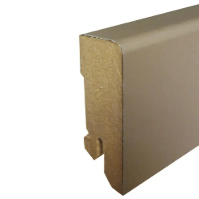 Amco Sockelleiste Clip-Technik - Maron, L x B x H: 2,5 m x 18 mm x 50 mm, Foliert