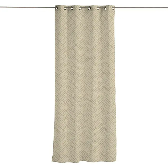 Cortina Petrus visón - 140 x 260 cm, 43% poliéster, 31% acrílico y 26% algodón