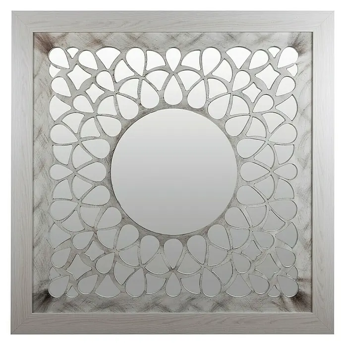 Espejo Vector serie 9030 - 110 x 110 cm, Blanco