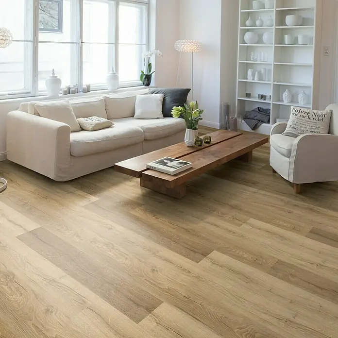 Egger Home Laminaat Livingston eiken naturel - 1.292 x 192 x 8 mm, Planken - Sfeeropname