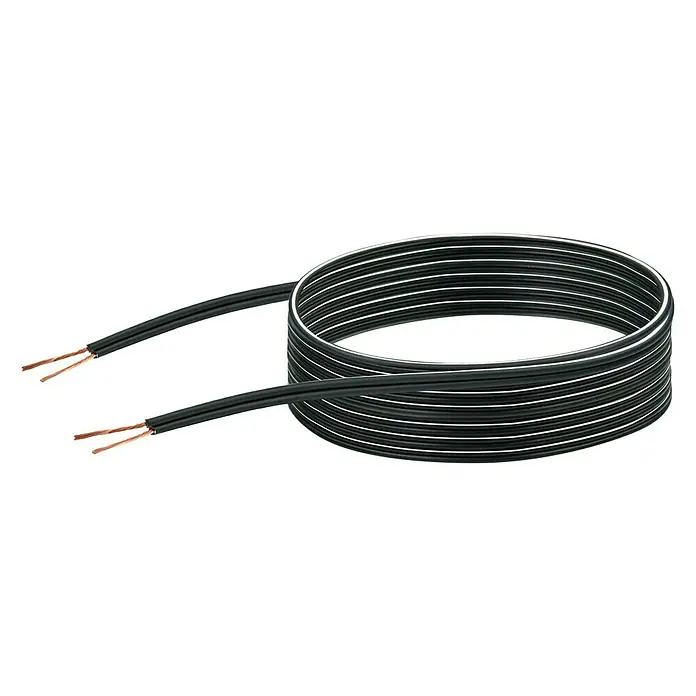 Schwaiger Kabel za zvučnike - 10 m, 0,75 mm², Crne boje - Pogled sprijeda