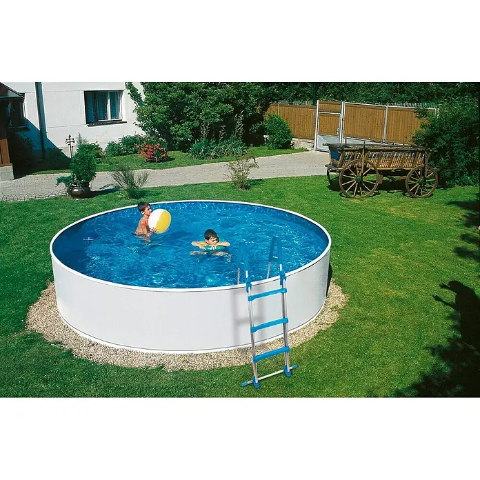 Steinbach Pool-Set New Splash - Ø x H: 350 x 90 cm, Fassungsvermögen: 7,8 m³