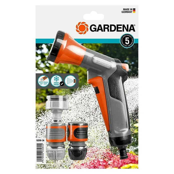 Gardena Bewässerungsbrause Aktions-Set - Geeignet für: 13 mm (½″) Schläuche - Vorderansicht