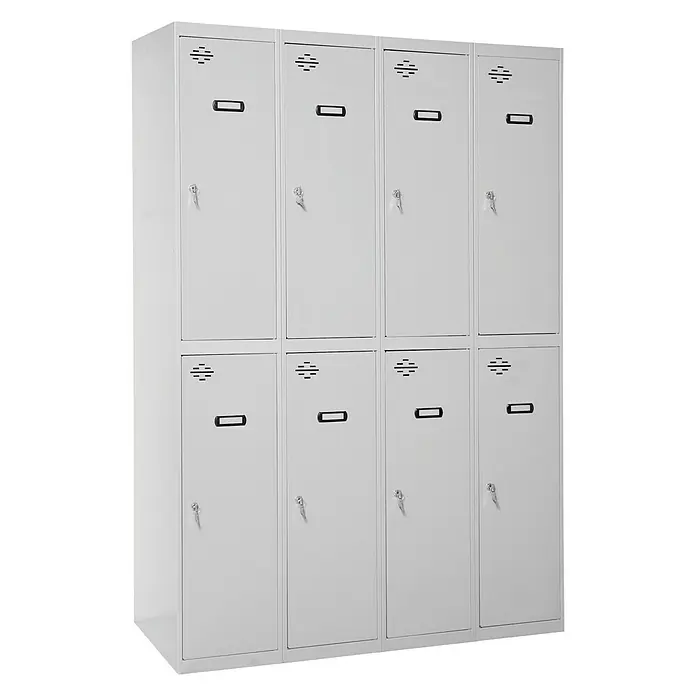 Simonrack Simonlocker Taquilla Prof. Tandem - L x An x Al: 50 x 120 x 180 cm, Número de puertas: 8 ud., Gris
