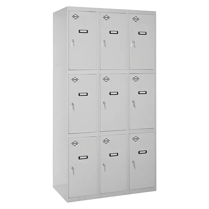 Simonrack Simonlocker Taquilla Prof. Doors - L x An x Al: 50 x 120 x 180 cm, Número de puertas: 9 ud.