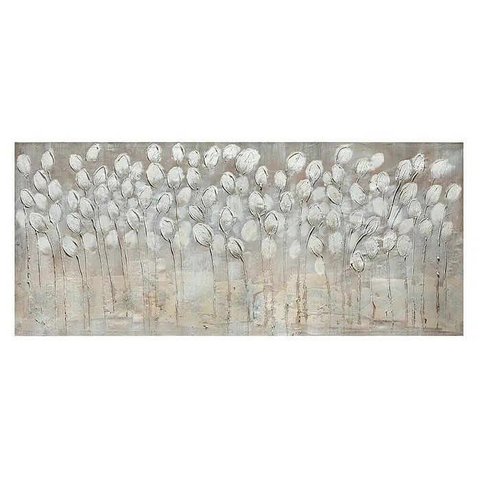 Cuadro pintado a mano Dipinto - Flores difuminadas, An x Al: 150 x 65 cm