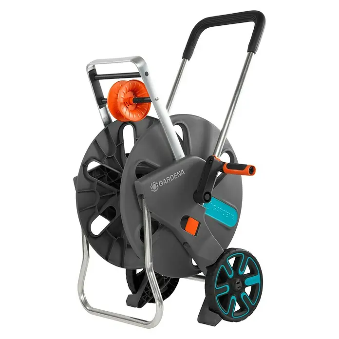 Gardena Kolica za vrtno crijevo CleverRoll L Easy - Plastika/metal, Kapacitet crijeva: 100 m, 13 mm (½″) - Pogled s lijeve strane