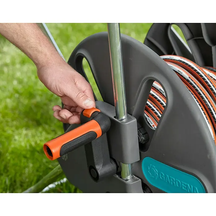 Gardena Kolica za vrtno crijevo CleverRoll L Easy - Plastika/metal, Kapacitet crijeva: 100 m, 13 mm (½″) - Detaljan prikaz
