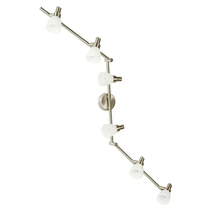 Ledvance LED-Deckenstrahler 827 - 12 W, L x B x H: 125 x 8 x 19,2 cm, Weiß/Silber, Warmweiß