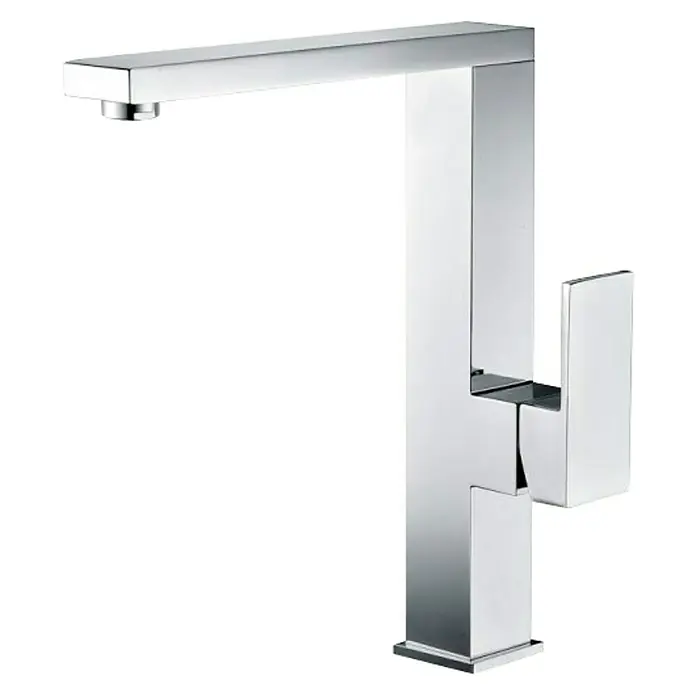 Imex Grifo de cocina Mikonos - Cromo, Brillante, Caño alto
