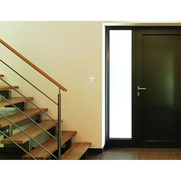 Steinel Infrarot-Bewegungsmelder IR 180 UP easy - Reichweite ca.: 8 m, Erfassungsbereich: 180 °, Weiß - Vorderansicht