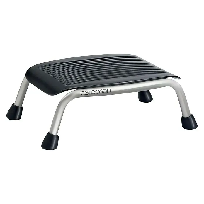 careosan Stepenice za kadu - 31 x 42 x 17 cm, Opteretivost: 150 kg, Crna-krom - Pogled sprijeda