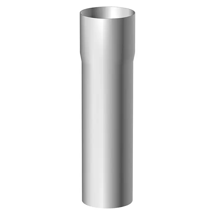 Sarei Fallrohr - Nennweite: 60 mm, Länge: 2 m, Stahlblech - Vorderansicht