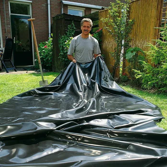 Pvc-vijverfolie - Dikte: 0,5 mm, l x b: 2 x 3 m - Toepassingsvoorbeeld