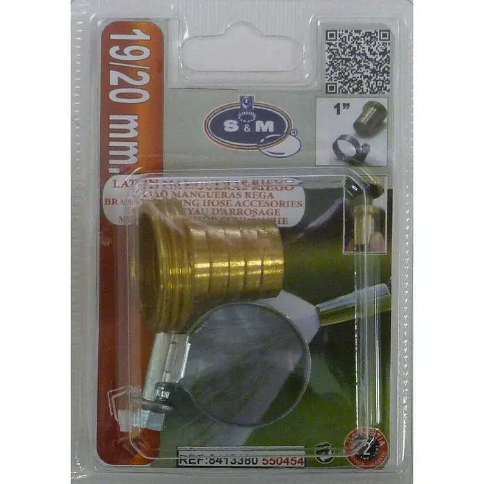 Adaptador para manguera Macho - 1″-mangueras Ø 19/20 mm