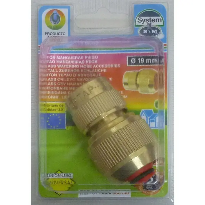 Acoplamiento de manguera automático Aquastop - 19 mm