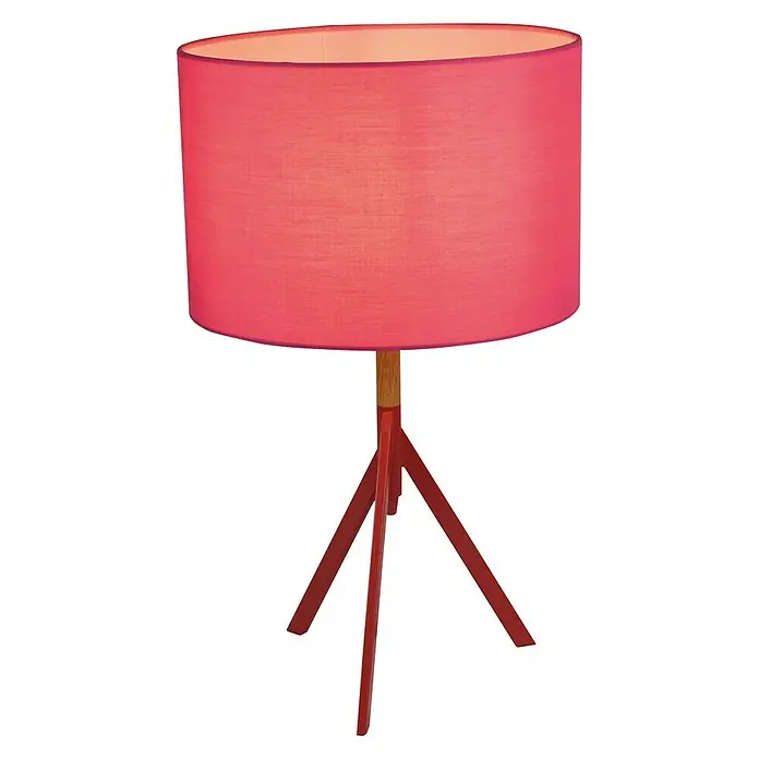 Tween Light Tischleuchte rund Lova - 60 W, Ø x H: 300 mm x 49 cm, Rosa