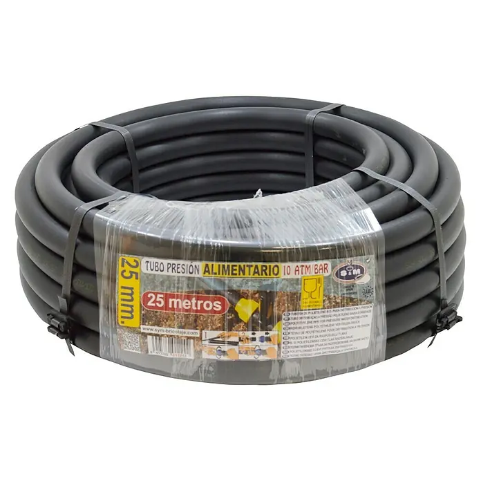 Tubo PE Alimentario - Ø x L: 25 mm x 25 m, Polietileno