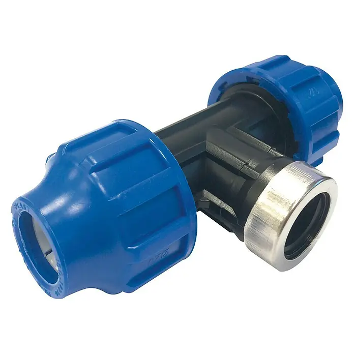 Te PE rosca hembra - 20 mm, ½″, Hembra