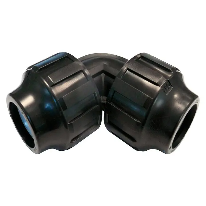 Codo montaje rápido - Diámetro: 32 mm, 1 ud., Polietileno