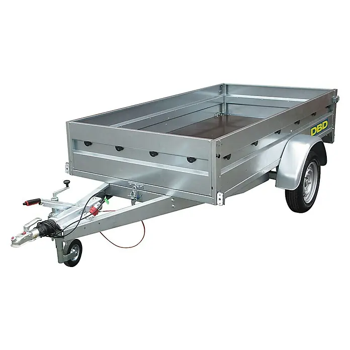 BAUHAUS Remolque DBD RV 750 con freno - Carga útil: 303 kg, Un eje, Con frenos
