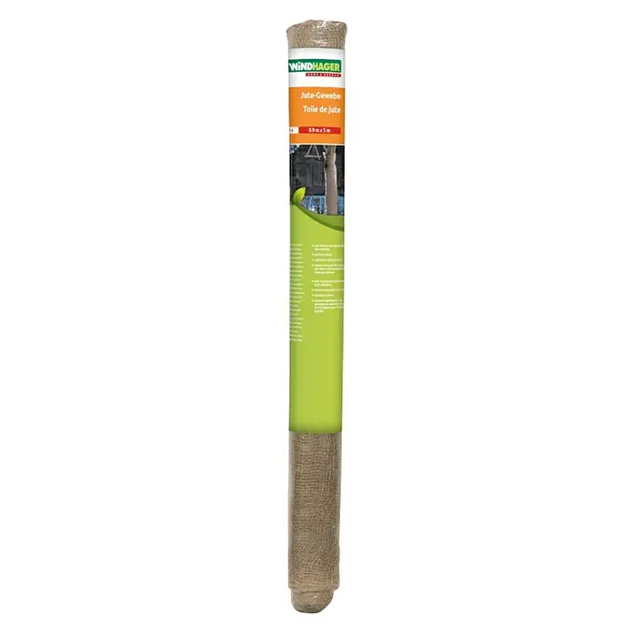 Windhager Jute-Gewebematte - Natur, L x B: 5 x 1 m