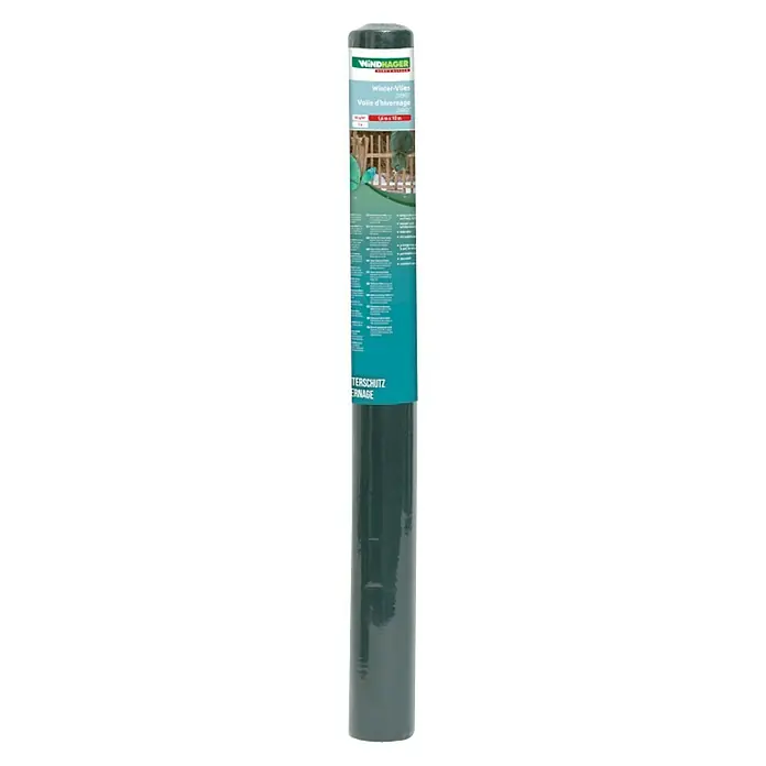 Windhager Winterschutzvlies - L x B: 10 x 1,6 m, Grün, Grammatur: 30 g/m²