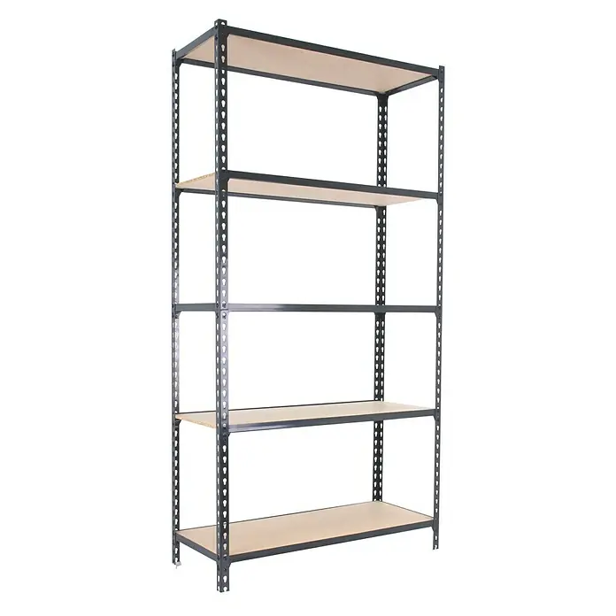 Simonrack Maderclick Metallregal Maderclick Plus - L x B x H: 40 x 100 x 200 cm, Traglast: 150 kg/Boden, Anzahl Böden: 5 Stk., Stecken, Anthrazitgrau