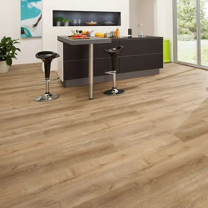 b!design Podna vinilna obloga Maxi+ Cognac hrast - 1.210 x 220 x 5 mm, Rustikalni pod