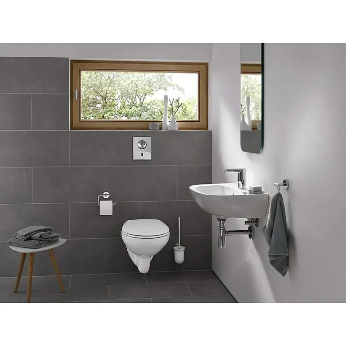 Grohe Essentials Portarrollos papel higiénico - Sin tapa, Cromo, Brillante