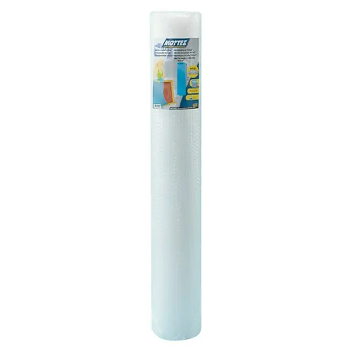 Mottez Plástico de burbujas Air Cap B983V - L x An: 10 x 1 m, Transparente