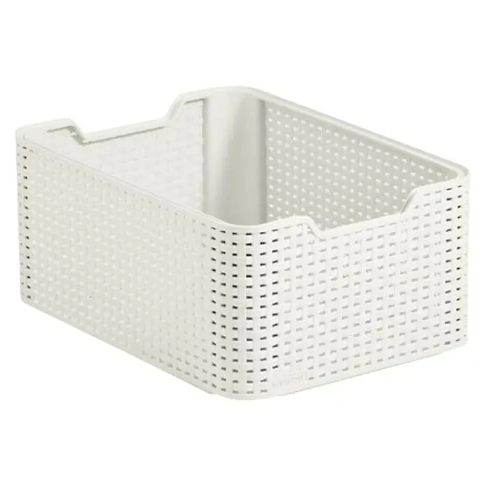 Curver Style Cesta para la ropa - L x An x Al: 39 x 29 x 17 cm, Blanco