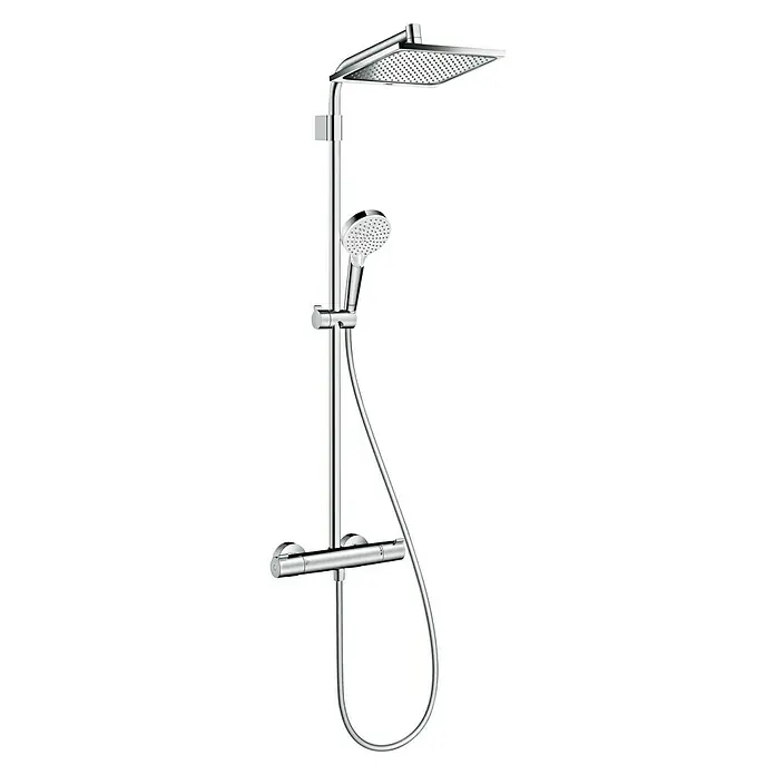Hansgrohe Combinado de ducha Crometta E240 - Distancia entre orificios: 75 - 85 cm, Número de funciones: 2 ud.