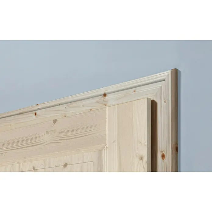 Kilsgaard Türzarge profiliert - 860 x 1.985 mm, Wandstärke: 205 mm, DIN Anschlag: Rechts, Kiefer - Detailaufnahme
