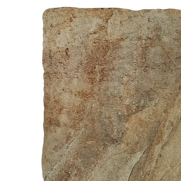 Terrassenfliese Cera 2.0 - 40 x 80 x 2 cm, Antico Quarzite Mix, Matt - Ansicht von oben