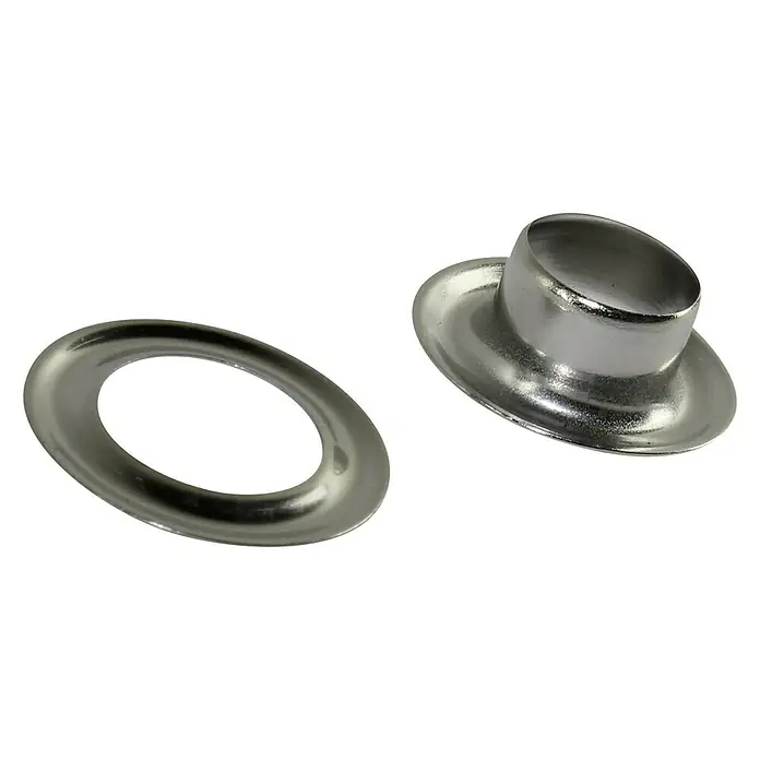 Stabilit Öse - Durchmesser: 5 mm, Vernickelt, 40 Stk. - Vorderansicht
