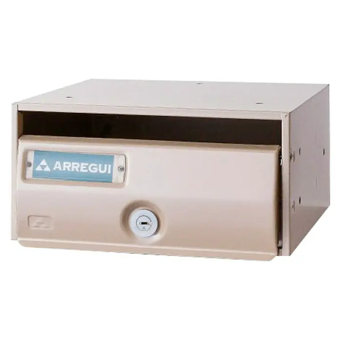 Arregui Future Buzón de correo H3400-22 - Acero, L x An x Al: 25 x 24 x 12 cm, Arena