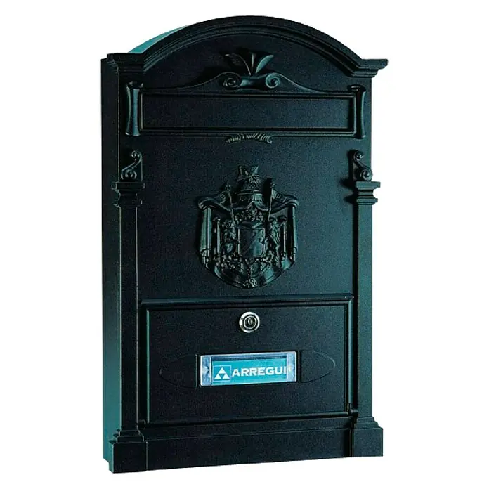 Arregui Residencia Buzón de correo E-2615 - Acero, L x An x Al: 26 x 9 x 42 cm, Granito