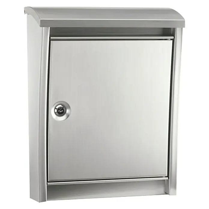 Arregui Buzón de correo Urban E-5907 - L x An x Al: 31 x 15 x 40,5 cm, Plateado