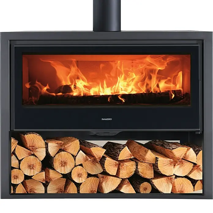 Panadero Kamin na drva Chopin - 9 kW, Kapacitet grijanja prostorije: 270 m³, Antracit