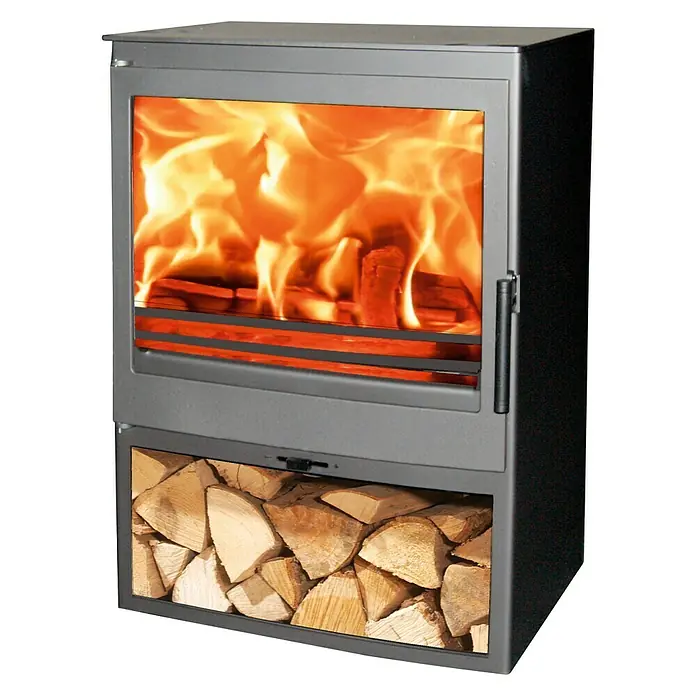 Panadero Estufa de leña Saphir - 7,1 kW, Volumen de calefacción: 280 m³, Antracita